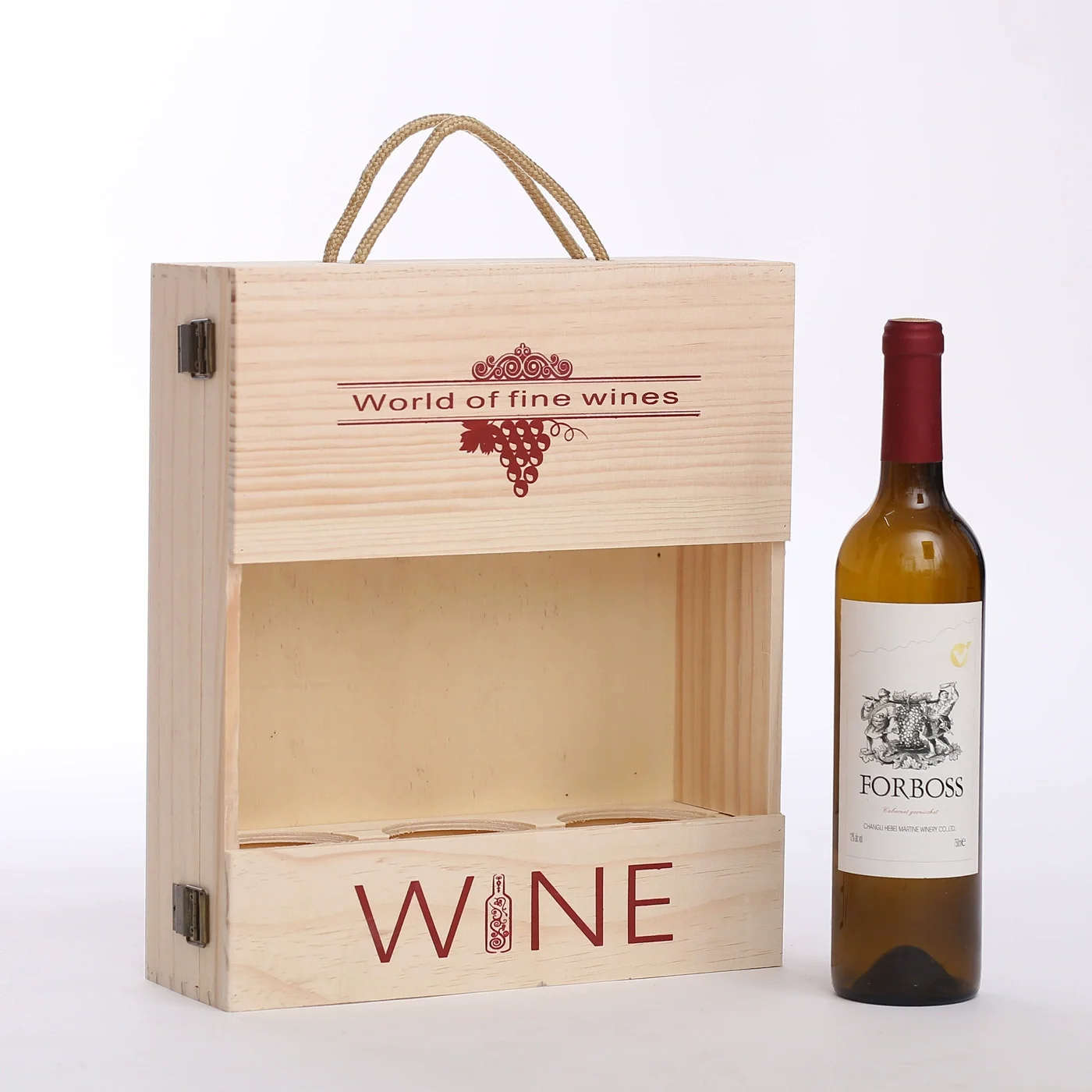 Natural Custom 3 Bottle Wooden Wine Boxes for Wholesale and Corporate Gifting - Manufacturer & Wholesale Supplier