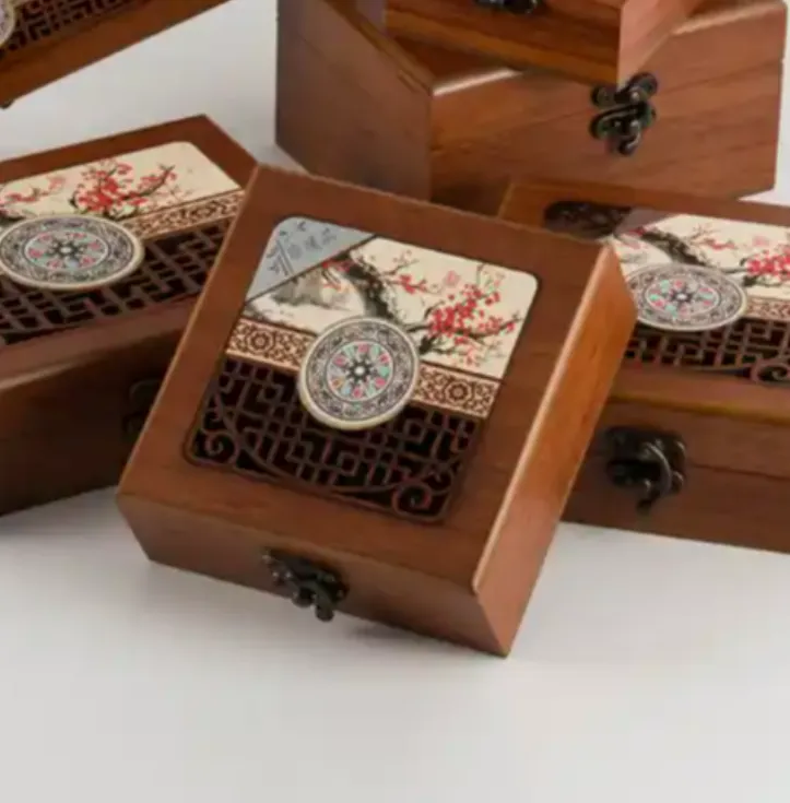 Hot transfer printing example on wood